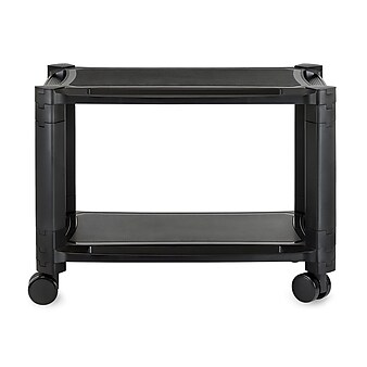 Mount-It! 2 Shelf Printer Cart, Black (MI-7854)