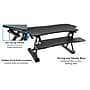 Mount-It! 48"W Rectangular Adjustable Metal Standing Desk Converter, Black (MI-7925)~#|#~sp163926901_sc7