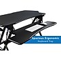 Mount-It! 48"W Rectangular Adjustable Metal Standing Desk Converter, Black (MI-7925)~#|#~sp163926905_sc7