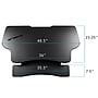 Mount-It! 48"W Rectangular Adjustable Metal Standing Desk Converter, Black (MI-7925)~#|#~sp163926906_sc7