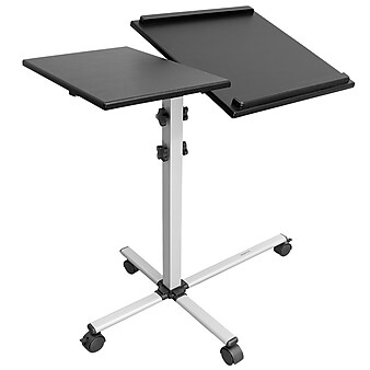 Mount-It! Rolling Adjustable Laptop Tray and Projector Cart (MI-7945)