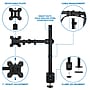 Mount-It! Adjustable Single Monitor Arm Mount, Black(MI-2751)~#|#~sp163926943_sc7