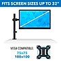 Mount-It! Adjustable Single Monitor Arm Mount, Black(MI-2751)~#|#~sp163926944_sc7