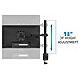 Mount-It! Adjustable Single Monitor Arm Mount, Black(MI-2751)~#|#~sp163926946_sc7