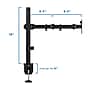 Mount-It! Adjustable Single Monitor Arm Mount, Black(MI-2751)~#|#~sp163926948_sc7