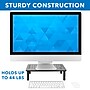 Mount-It! Adjustable Monitor Stand, Up to 32" Monitor, Gray, 2/Pack (MI-7364)~#|#~sp163927008_sc7