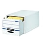 Fellowes Bankers Box Storage Drawer, Legal Size, White/Blue, 6/Carton (00722CT)~#|#~sp163930569_sc7