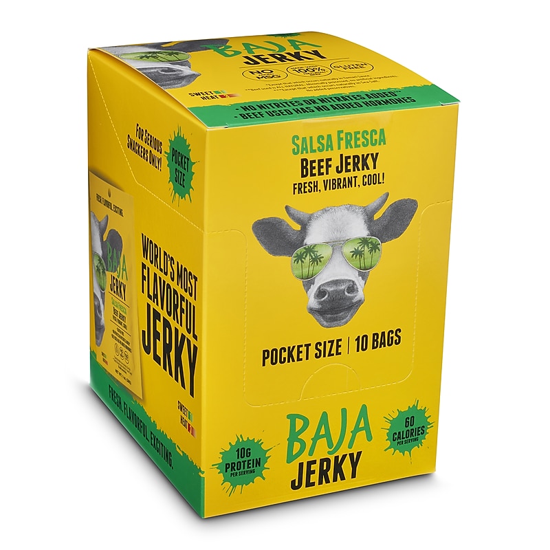 BAJA Salsa Fresca Beef Jerky, 1 oz., 10/Pack (340-00002) image 1