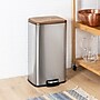 Honey-Can-Do Steel Indoor Trash Can Set with Hinged Lid, 7.92 & 1.32 Gallon, Rose Gold (TRS-09325)~#|#~sp164032188_sc7