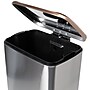 Honey-Can-Do Steel Indoor Trash Can Set with Hinged Lid, 7.92 & 1.32 Gallon, Rose Gold (TRS-09325)~#|#~sp164032319_sc7