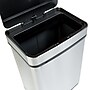 Honey-Can-Do Motion Sensor Steel Indoor Trash Can with Automatic Lid, 13.2 Gallon, Silver (TRS-08414)~#|#~sp164049965_sc7