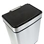 Honey-Can-Do Motion Sensor Steel Indoor Trash Can with Automatic Lid, 13.2 Gallon, Silver (TRS-08414)~#|#~sp164050471_sc7