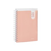 2022-2023 Poppin 6" x 8.5" Academic & Calendar Weekly & Monthly Planner, Blush (108841)