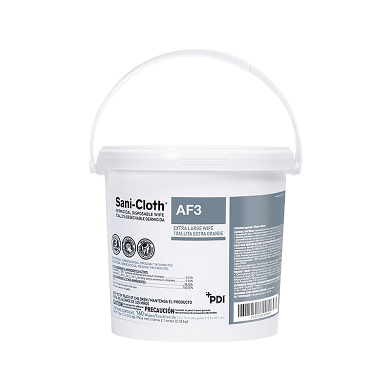 Sani-Cloth AF3 Disinfecting Wipes, 160/Pail, 2 Pails/Carton (P1450PCT) image 1