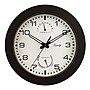 Equity by La Crosse 10 Inch IN/OUT Brown Wall Clock with Thermometer and Hygrometer (29005)~#|#~sp164600548_sc7