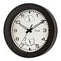 Equity by La Crosse 10 Inch IN/OUT Brown Wall Clock with Thermometer and Hygrometer (29005)~#|#~sp164600552_sc7