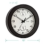 Equity by La Crosse 10 Inch IN/OUT Brown Wall Clock with Thermometer and Hygrometer (29005)~#|#~sp164600553_sc7