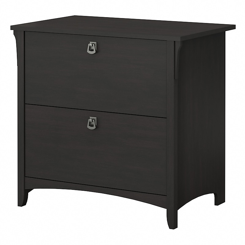 Bush Furniture Salinas Lateral File Cabinet, Vintage Black (SAF132VB-03) image 1