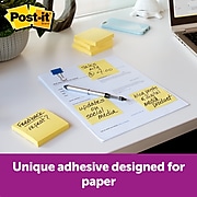 Post-it® Pop-up Notes, 3" x 3", Canary Yellow, 100 Sheets/Pad, 12 Pads/Pack (R330-YW)
