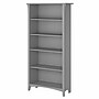 Bush Furniture Salinas 63"H 5-Shelf Bookcase with Adjustable Shelves, Cape Cod Gray Laminated Wood (SAB132CG-03)~#|#~sp164748378_sc7