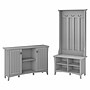 Bush Furniture Salinas Entryway Storage Set with Hall Tree, Shoe Bench and Accent Cabinet, Cape Cod Gray (SAL008CG)~#|#~sp164748747_sc7