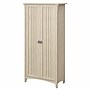 Bush Furniture Salinas 63" Storage Cabinet with 5 Shelves, Antique White (SAS332AW-03)~#|#~sp164749077_sc7