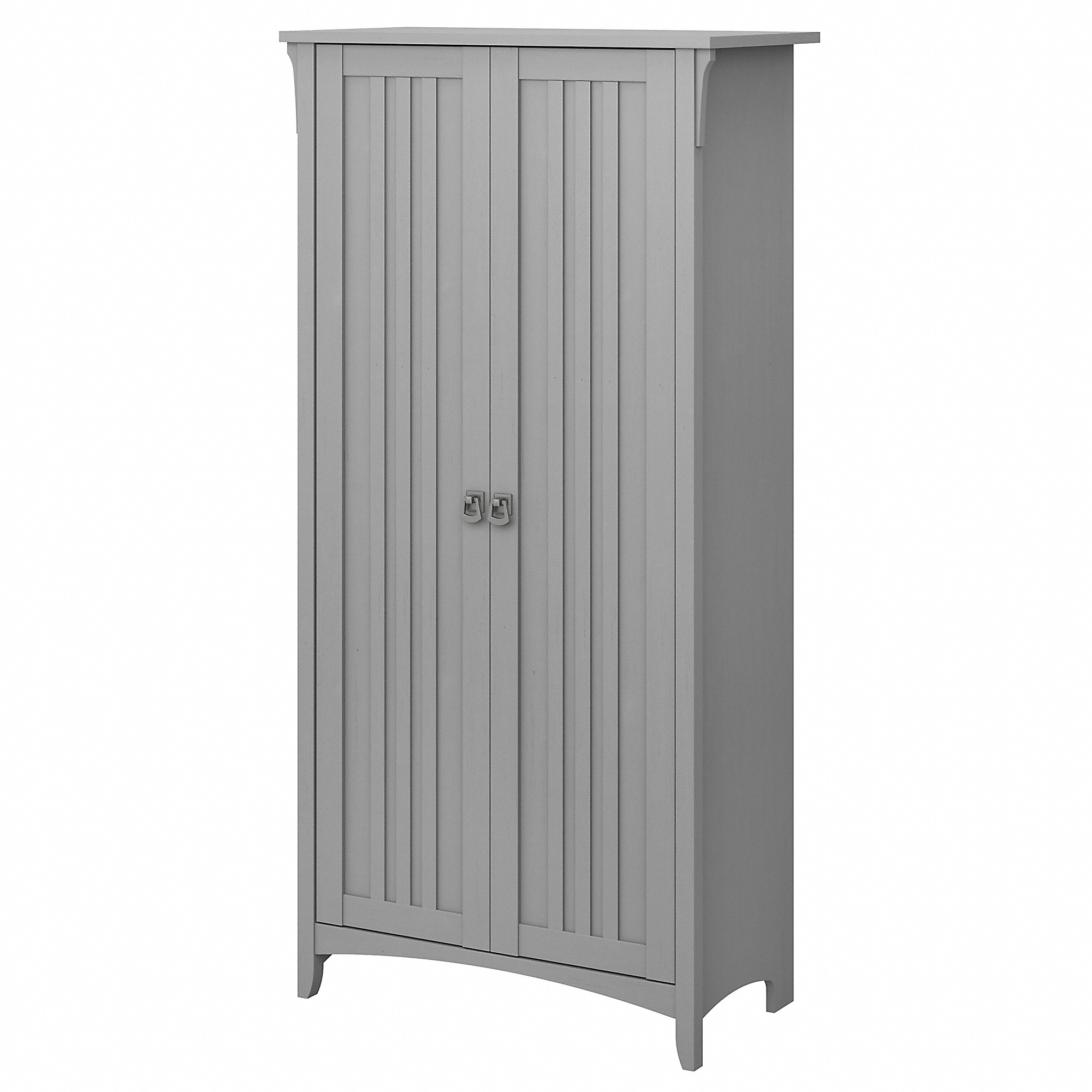 Bush Furniture Salinas 63″ Storage Cabinet with 5 Shelves, Cape Cod Gray (SAS332CG-03) Sansujyuku sansujyuku.com