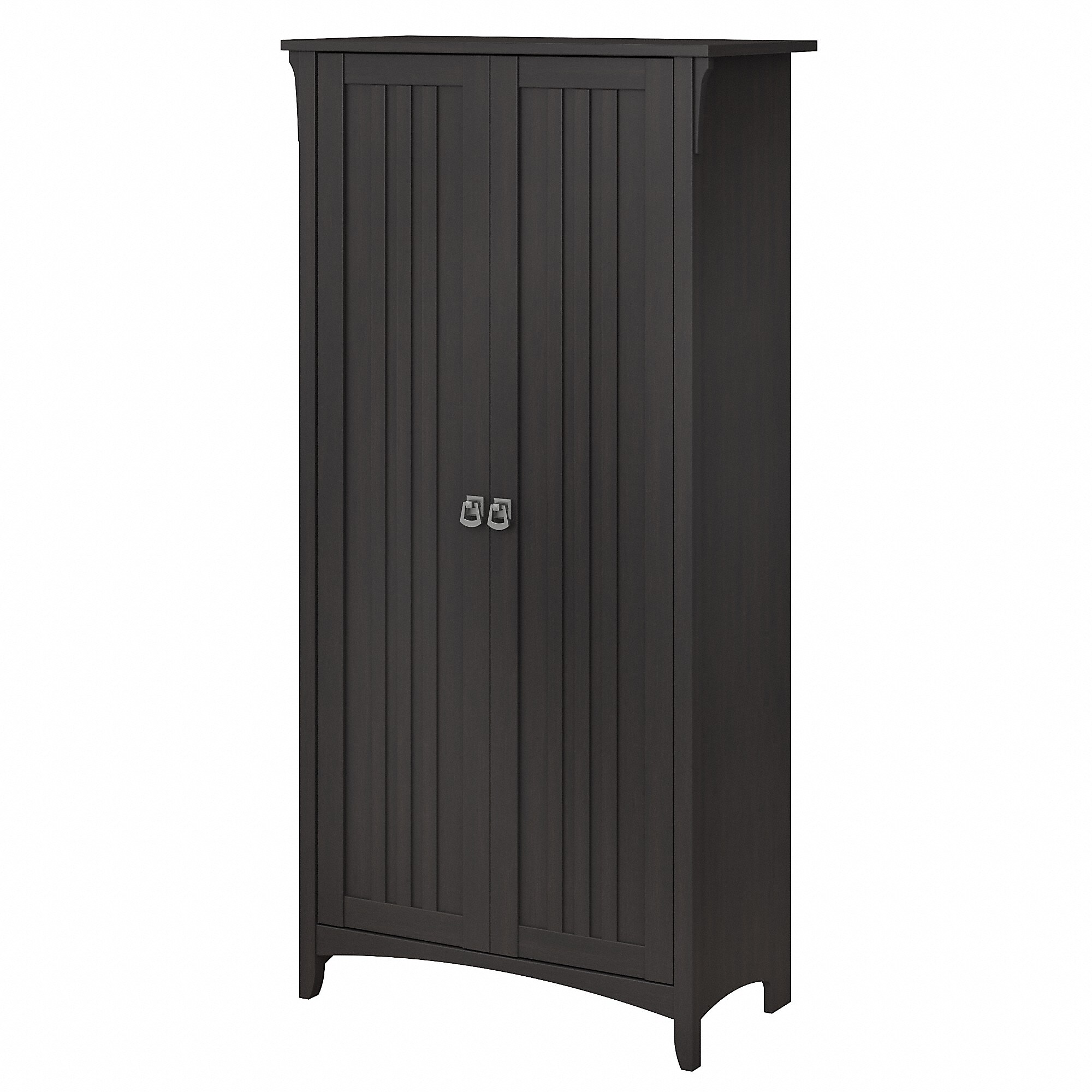 Bush Furniture Salinas 63″ Storage Cabinet with 5 Shelves, Vintage Black (SAS332VB-03) Sansujyuku sansujyuku.com