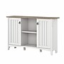 Bush Furniture Salinas 30" Accent Storage Cabinet with 3 Shelves, Shiplap Gray/Pure White (SAS147G2W-03)~#|#~sp164749899_sc7