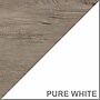 Bush Furniture Salinas 6-Shelf 30"H Cube Bookcase, Shiplap Gray/Pure White (SAB148G2W-03)~#|#~sp164750202_sc7