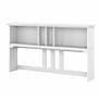 Bush Furniture Salinas Casual Hutch for L-Shaped Desk, Pure White (SAH160G2W-03)~#|#~sp164750203_sc7