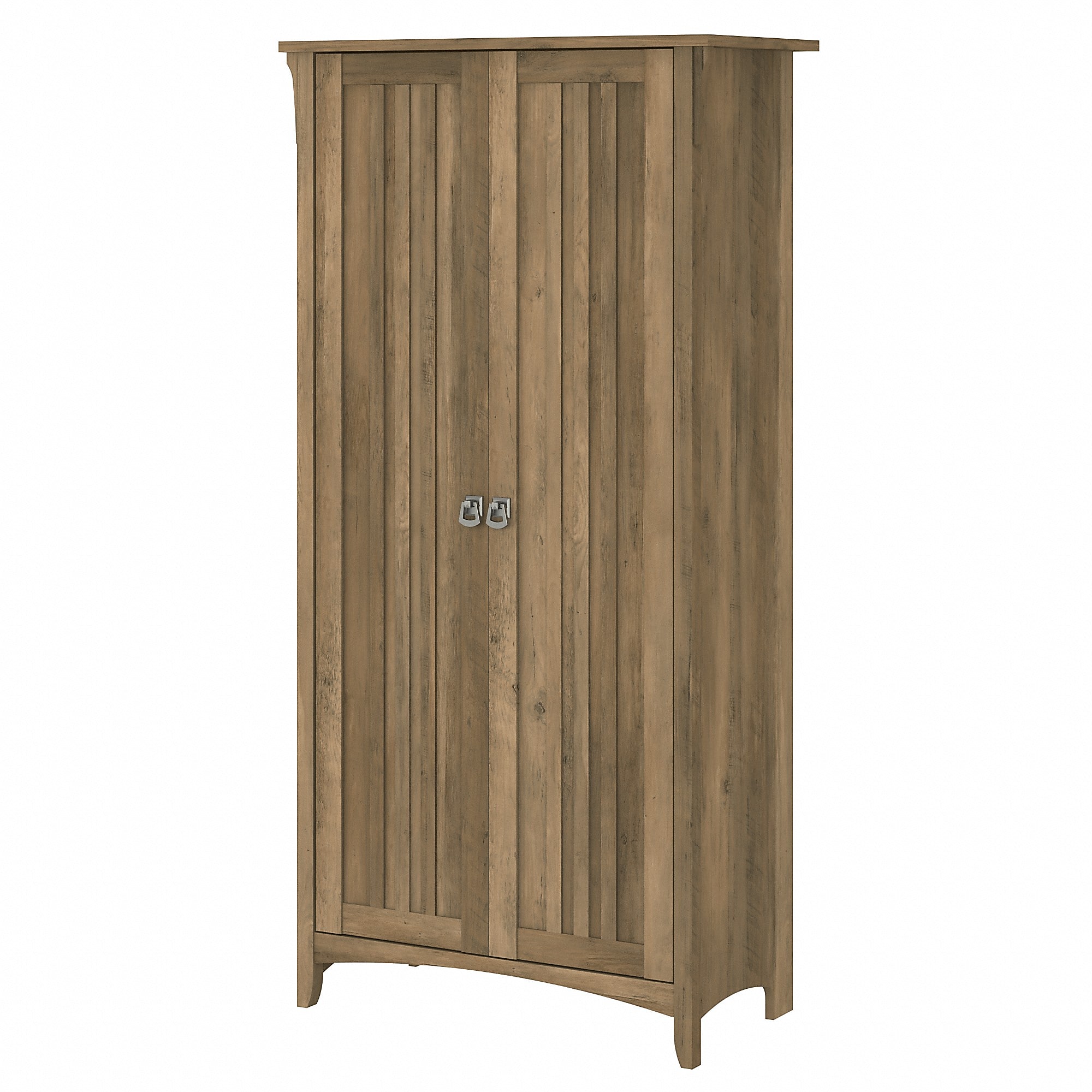 Bush Furniture Salinas 63″ Tall Storage Cabinet with 4 Shelves, Reclaimed Pine (SAS332RCP-03) Sansujyuku sansujyuku.com