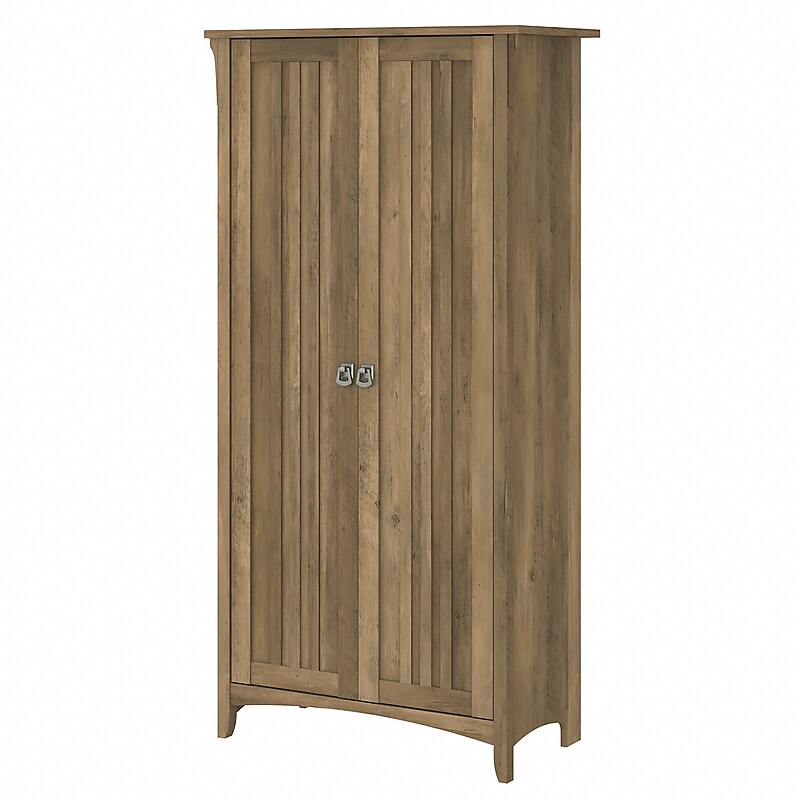 Bush Furniture Salinas 63" Tall Storage Cabinet with 4 Shelves, Reclaimed Pine (SAS332RCP-03) image 1
