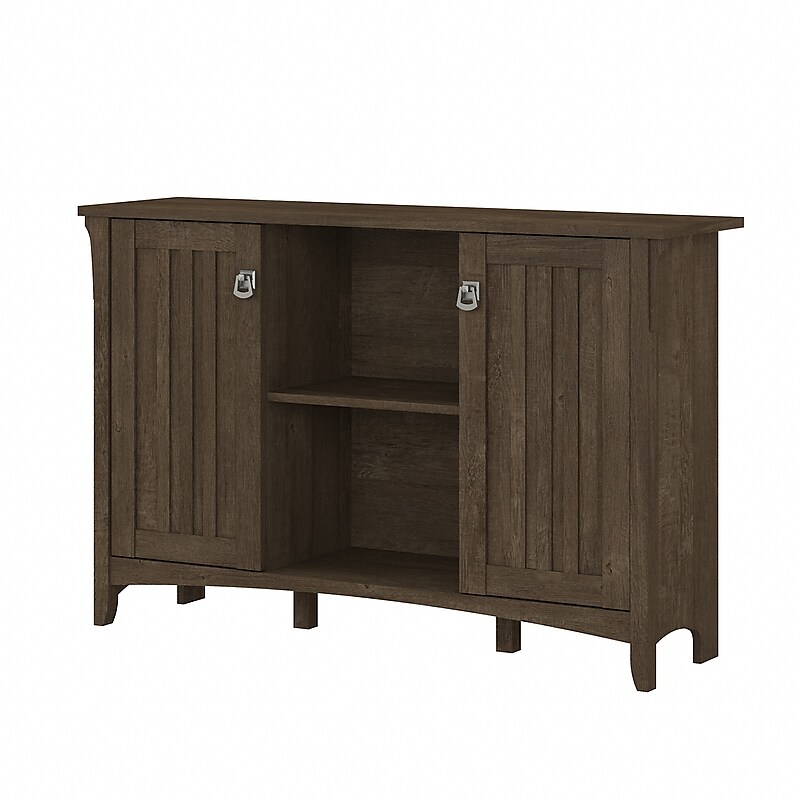 Bush Furniture Salinas 30" Accent Storage Cabinet with 3 Shelves, Ash Brown (SAS147ABR-03) image 1