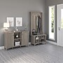 Bush Furniture Salinas 68" Storage Set with Hall Tree, Shoe Bench and Accent Cabinet, 5 Shelves, Driftwood Gray (SAL008DG)~#|#~sp164750599_sc7