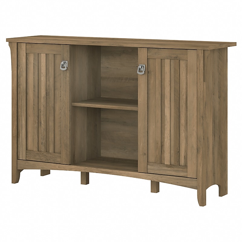 Bush Furniture Salinas 30" Accent Storage Cabinet with 3 Shelves, Reclaimed Pine (SAS147RCP-03) image 1