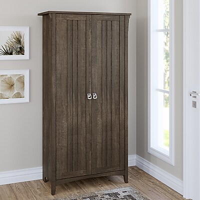 Bush Furniture Salinas Tall Storage Cabinet with Doors - Thumbnail 3