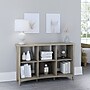 Bush Furniture Salinas 6-Shelf 30"H Cube Bookcase, Driftwood Gray (SAB148DG-03)~#|#~sp164752160_sc7