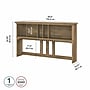 Bush Furniture Salinas 60"W Desktop Hutch, Reclaimed Pine (SAH160RCP-03)~#|#~sp164752346_sc7