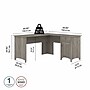 Bush Furniture Salinas 60"W L Shaped Desk with Storage, Driftwood Gray (SAD160DG-03)~#|#~sp164753249_sc7