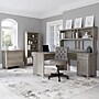 Bush Furniture Salinas 60"W L Shaped Desk with Storage, Driftwood Gray (SAD160DG-03)~#|#~sp164753495_sc7