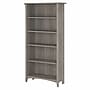 Bush Furniture Salinas 63"H 5-Shelf Bookcase with 3 Adjustable Shelves, Driftwood Gray Laminated Wood (SAB132DG-03)~#|#~sp164754051_sc7