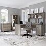 Bush Furniture Salinas 63"H 5-Shelf Bookcase with 3 Adjustable Shelves, Driftwood Gray Laminated Wood (SAB132DG-03)~#|#~sp164754202_sc7