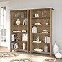 Bush Furniture Salinas 63"H 5-Shelf Tall Bookcase, Reclaimed Pine, 2/Set (SAL036RCP)~#|#~sp164754223_sc7