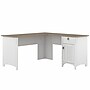 Bush Furniture Salinas 60" L-Shaped Desk, Shiplap Gray/Pure White (SAD160G2W-03)~#|#~sp164754508_sc7