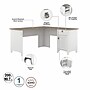 Bush Furniture Salinas 60" L-Shaped Desk, Shiplap Gray/Pure White (SAD160G2W-03)~#|#~sp164754545_sc7