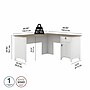 Bush Furniture Salinas 60" L-Shaped Desk, Shiplap Gray/Pure White (SAD160G2W-03)~#|#~sp164754552_sc7