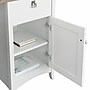 Bush Furniture Salinas 60" L-Shaped Desk, Shiplap Gray/Pure White (SAD160G2W-03)~#|#~sp164754563_sc7