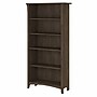 Bush Furniture Salinas 5-Shelf 63"H Bookcase, Ash Brown (SAB132ABR-03)~#|#~sp164754711_sc7
