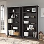 Bush Furniture Salinas 63"H 5-Shelf Tall Bookcase, Vintage Black, 2/Set (SAL036VB)~#|#~sp164754821_sc7